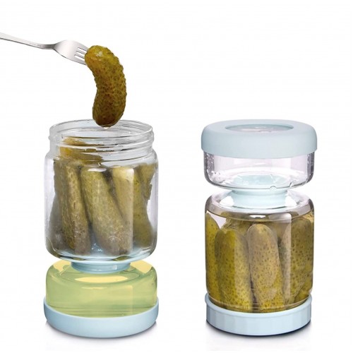 Glass Pickle Jar